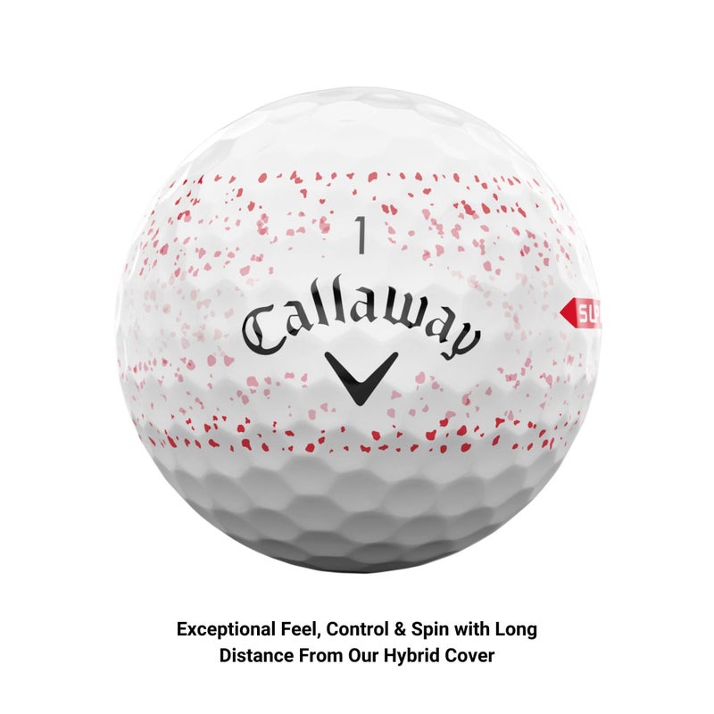 Callaway Golf Supersoft Golf Balls (2023, Red Splatter) - Image 3