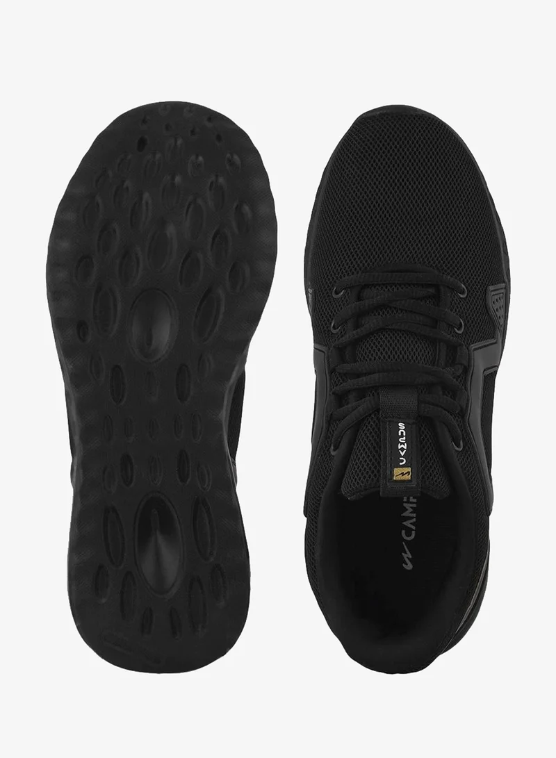 CAMPUS Blk/Gold Men's Low-Top Sneakers - Bold Colours With Cloud Like Comfort for Men | Best Price UAE