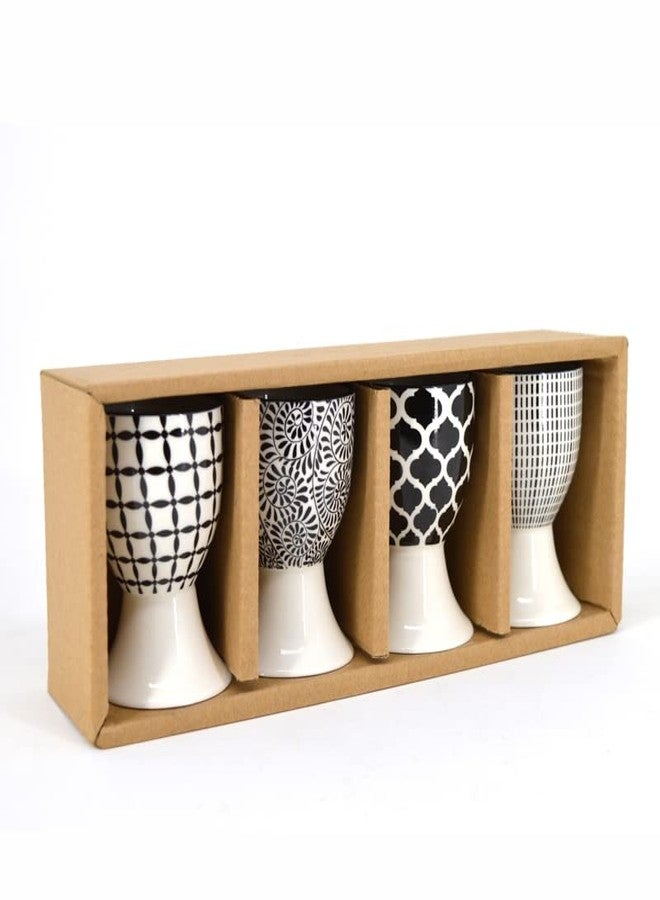 Danesco BIA Cordon Bleu Black & White Egg Cup Set, Regular - Image 3