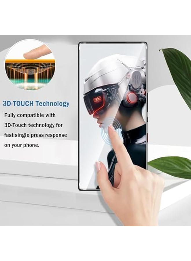 erorex 3 Pack Screen Protector For Zte Nubia Red Magic 8 Pro Red Magic 8 Pro Plus Japan Tempered Glass 9H Hardness Full Screen Glue Cover Screen Protector Hd Red Magic 8 Pro 8 Pro Plus - Image 5