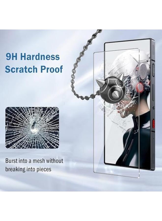 erorex 3 Pack Screen Protector For Zte Nubia Red Magic 8 Pro Red Magic 8 Pro Plus Japan Tempered Glass 9H Hardness Full Screen Glue Cover Screen Protector Hd Red Magic 8 Pro 8 Pro Plus - Image 4