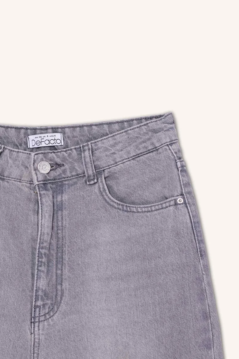 ديفاكتو 90's Wide Leg High Waist Long Jeans