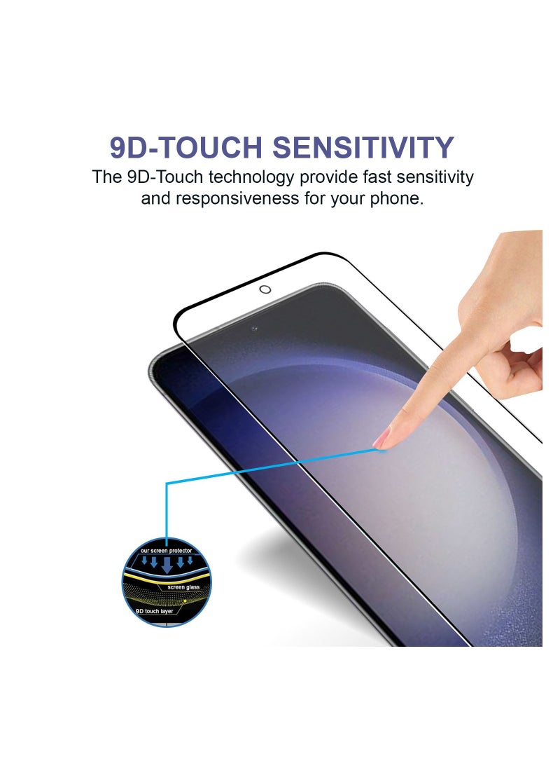 PRIMEEIGHT - Samsung Galaxy S23 Plus Screen Protector 6.6 Inch Display Ultra Thin 9H Hardness Tempered Glass S23+ Easy to Install HD Clear Screen Protector [ 2 PACK ] - Image 1