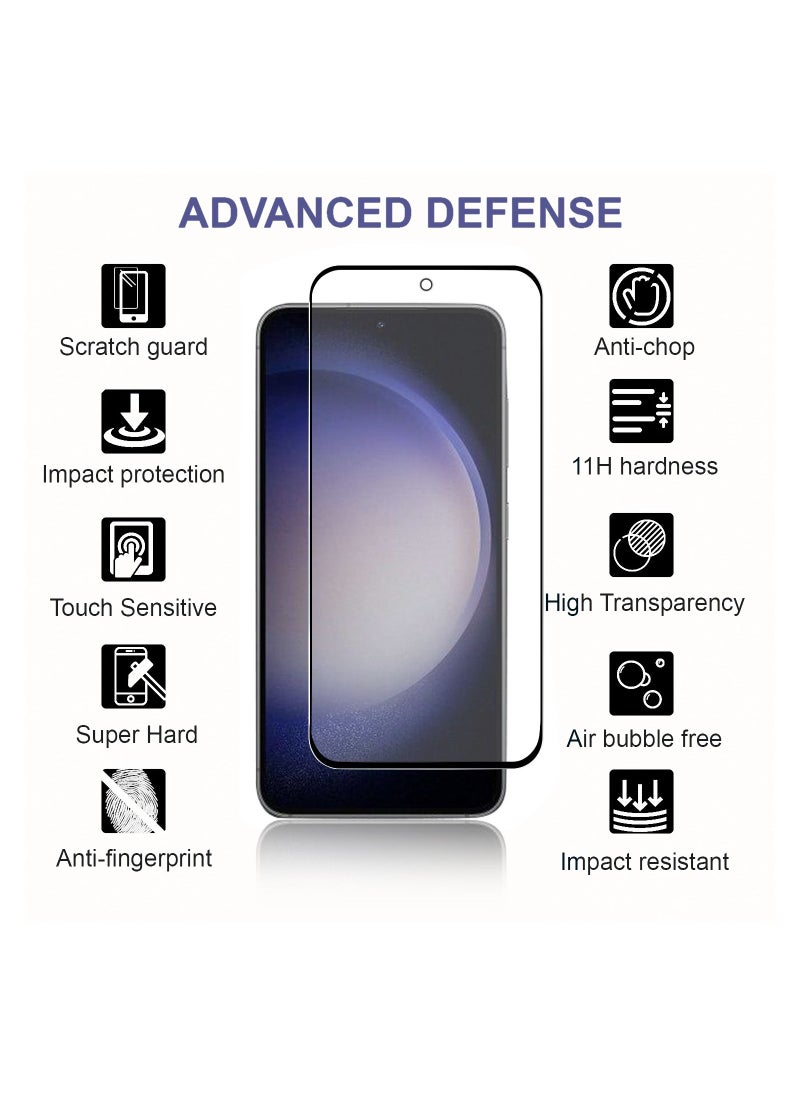 PRIMEEIGHT - Samsung Galaxy S23 Plus Screen Protector 6.6 Inch Display Ultra Thin 9H Hardness Tempered Glass S23+ Easy to Install HD Clear Screen Protector [ 2 PACK ] - Image 1