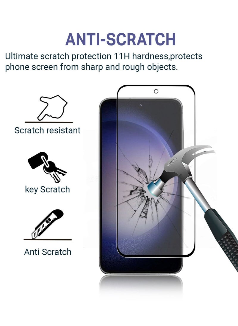 PRIMEEIGHT - Samsung Galaxy S23 Plus Screen Protector 6.6 Inch Display Ultra Thin 9H Hardness Tempered Glass S23+ Easy to Install HD Clear Screen Protector [ 2 PACK ] - Image 1
