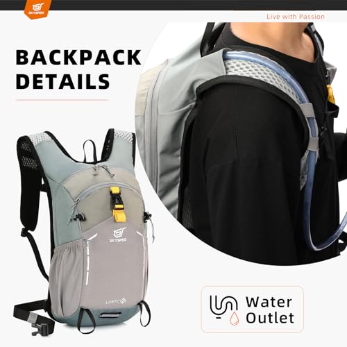 SKYSPER Small Hiking Backpack - 15L Travel Daypack Lightweight Bag Water Resistant Hiking Backpacks for Women Men - Image 5