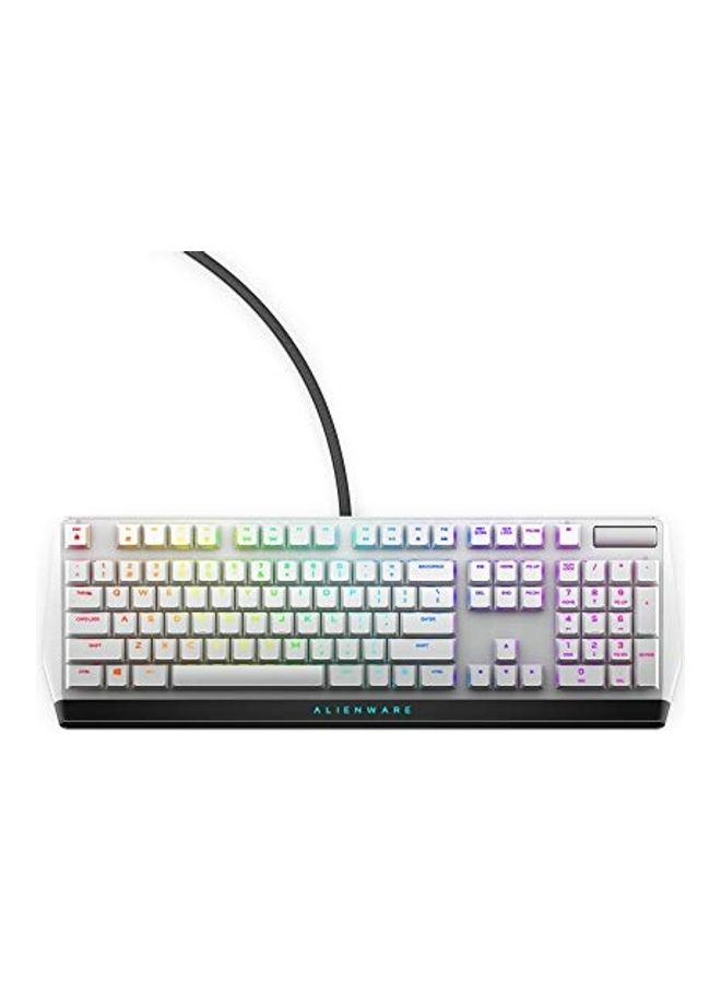 إليانوير لوحة مفاتيح للألعاب بإضاءة متعددة الألوان RGB طراز AW510K - Image 1