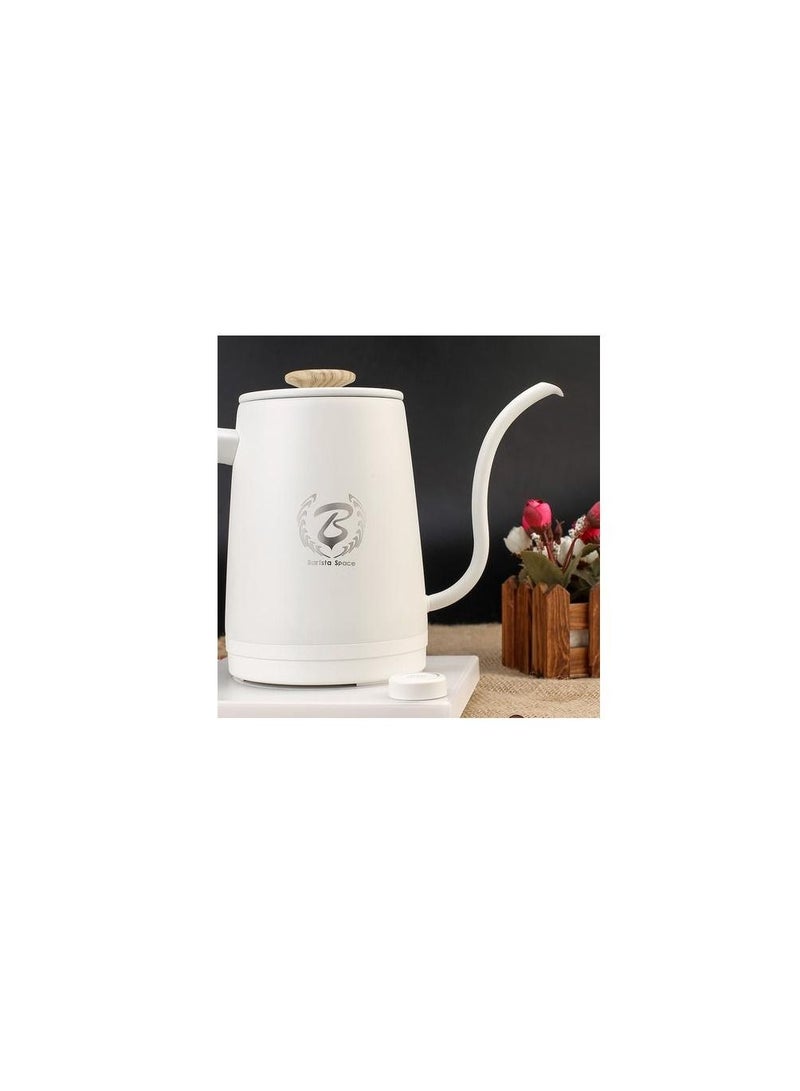 Barista Space 1 L Smart Temperature Controlled Electric Coffee Kettle - White - Image 5