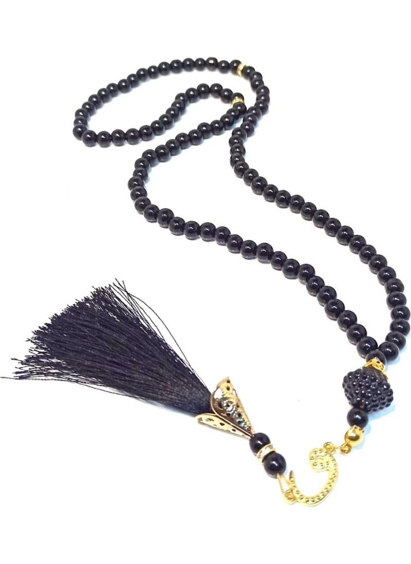 Sin@rasta Gift Boxed Mevlit Gift Set Black (Mini Quran+Pearl Prayer Beads 99+Stone Zikirmatik)  - Image 4