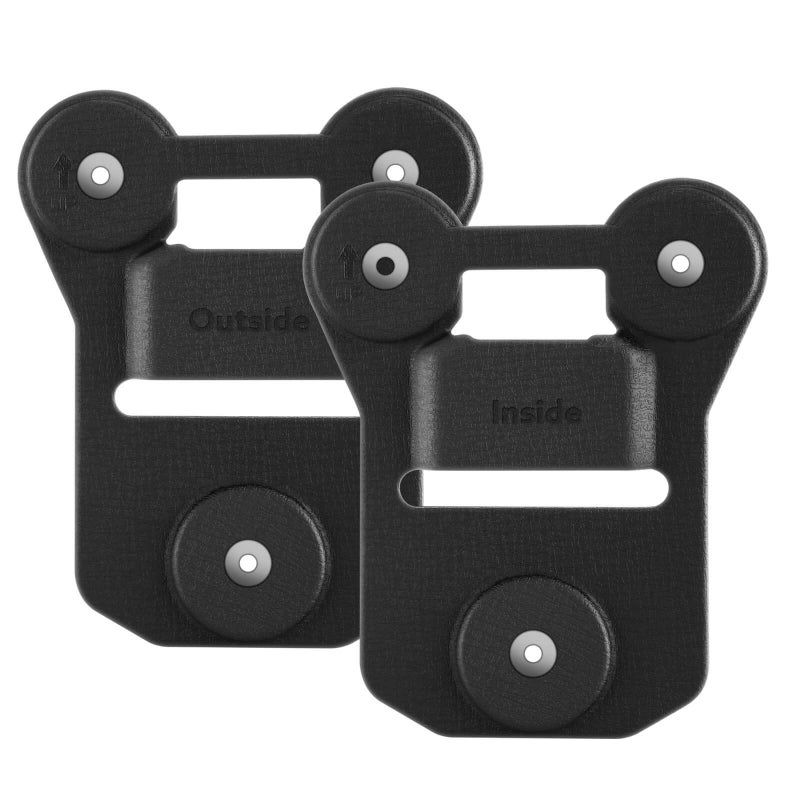 BOBLOV Body Camera Magnet Mount, 6pcs/8pcs Magnets Optional, Universal Magnetic Suction Back Clip, Make from Black Silica,Stick to Clothes for Universal All Brand Body Camera (12x10cm) - Image 1