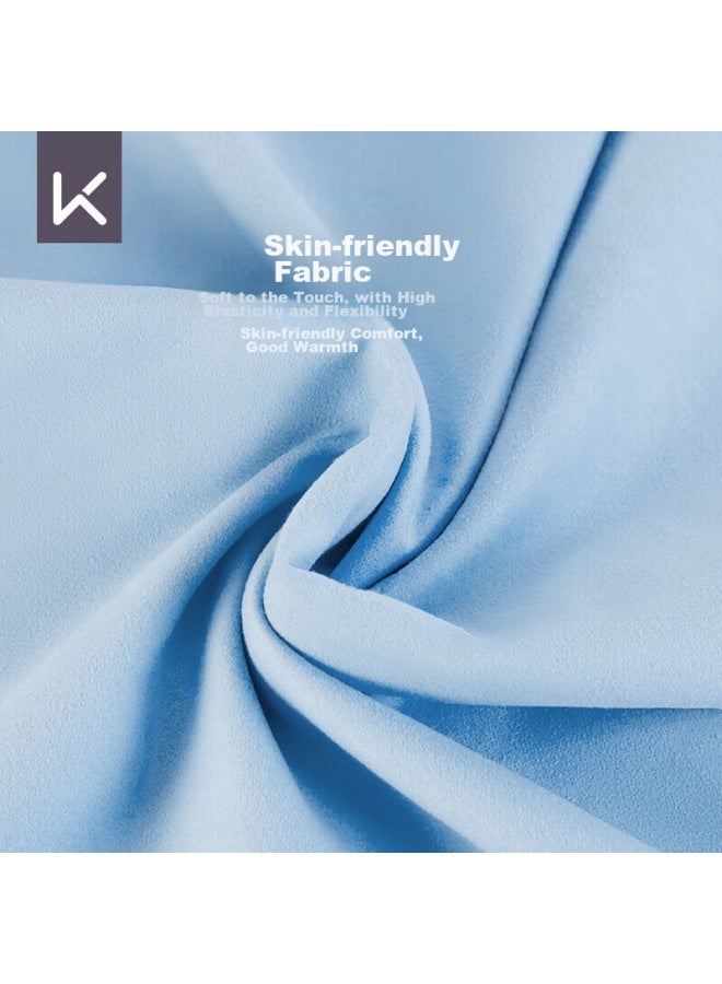 Keep Keep Quick-drying Bath Towel, Large Towel, Absorbent Towel, Beach Towel, Adult Sports Fitness Towel For Men And Women, Swimming Towel, Special Use, Sky Blue  - Image 5