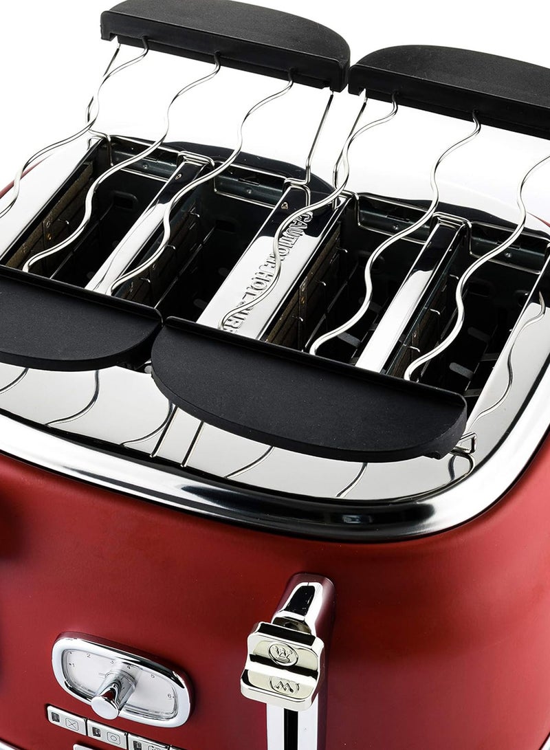 Westinghouse Toaster 4-Slice  – High-Performance, Stylish & Family-Friendly Kitchen Essential  - Adjustable Browning Control and Removable Crumb Tray, Defrost, Reheat and Cancel Functions/ Perfect for Toasting Different Types Breads  - Image 3