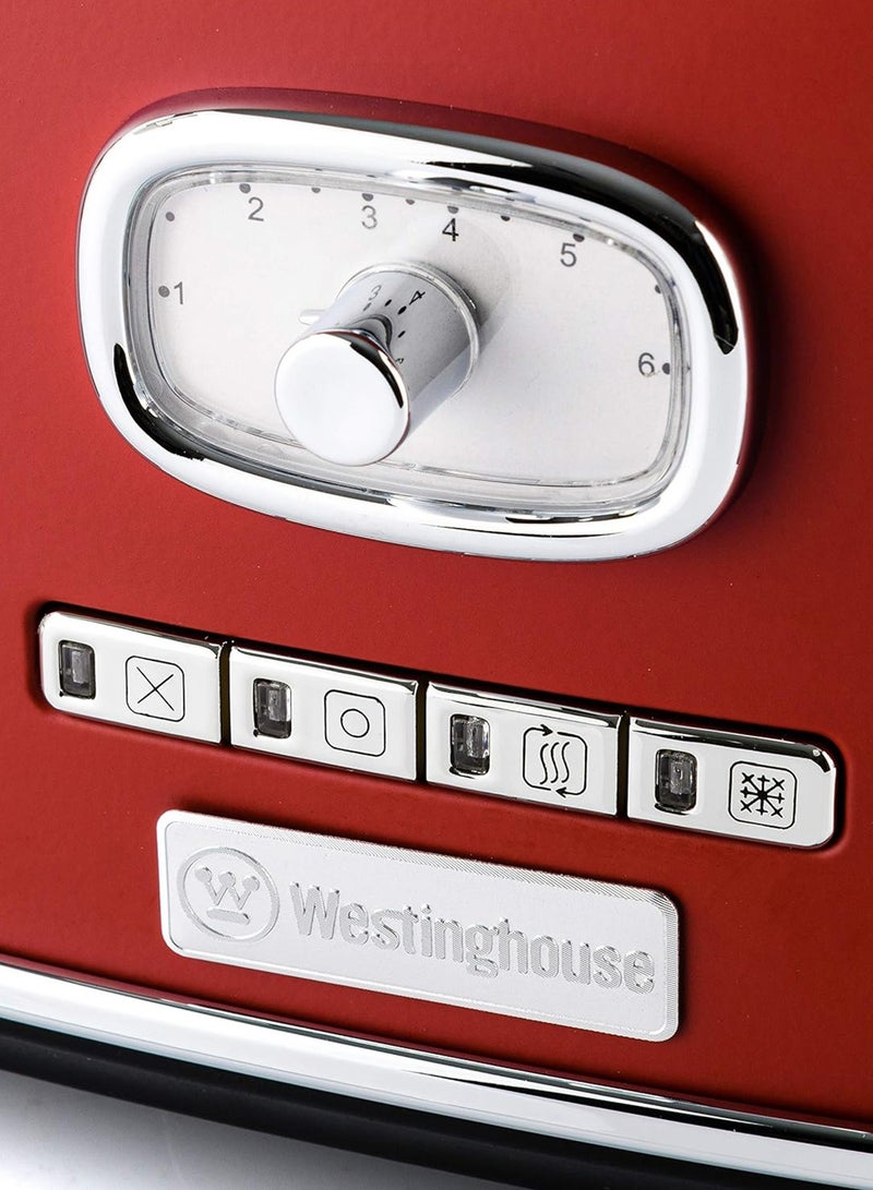 Westinghouse Toaster 4-Slice  – High-Performance, Stylish & Family-Friendly Kitchen Essential  - Adjustable Browning Control and Removable Crumb Tray, Defrost, Reheat and Cancel Functions/ Perfect for Toasting Different Types Breads  - Image 4