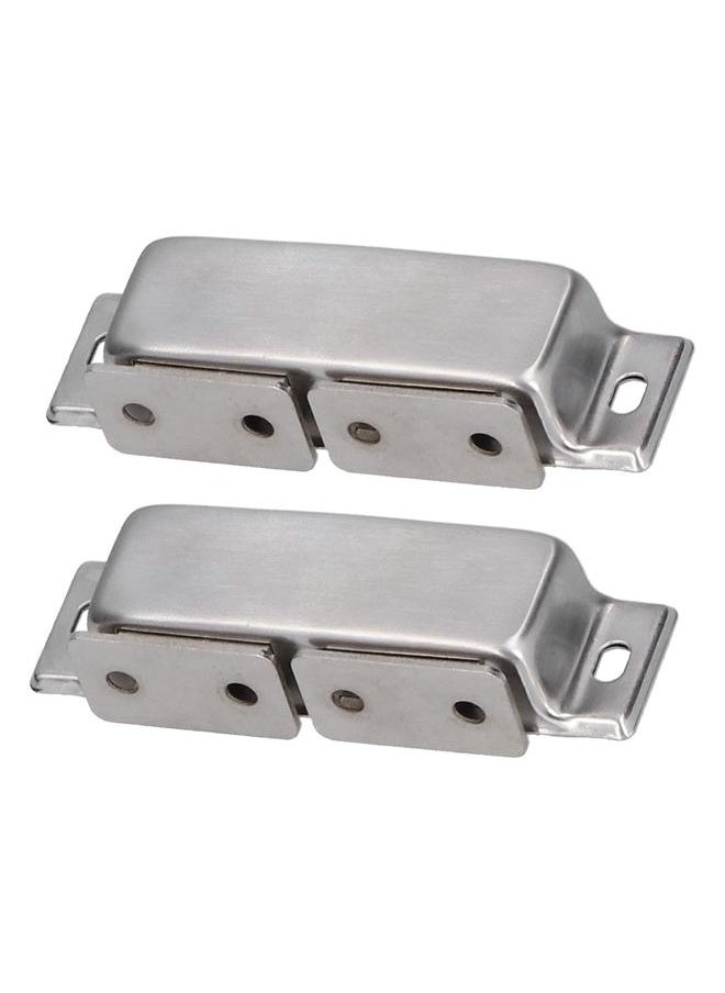 Thoraya 2Set Magnetic Door Latch Stainless Steel Door Damper Buffer Hardwares for Cupboard Wardrobe Closet Cabinet  - Image 2