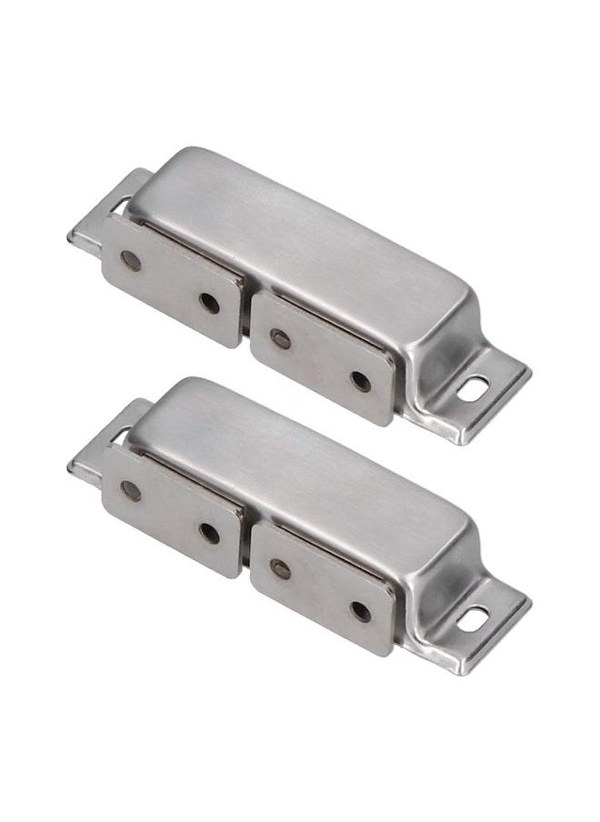 Thoraya 2Set Magnetic Door Latch Stainless Steel Door Damper Buffer Hardwares for Cupboard Wardrobe Closet Cabinet  - Image 4
