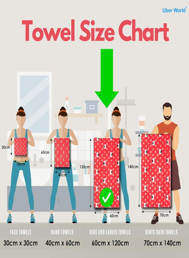 Uber World Baby Towel for Newborn | Wrapper for 0 to 2 Years | Bath Towels (1) - Image 5