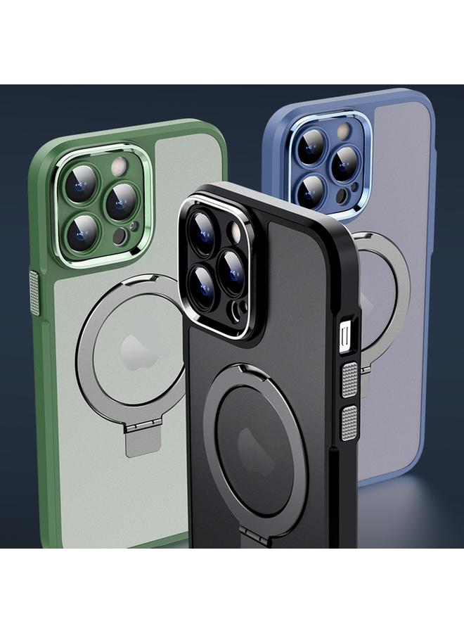 اس-توب جراب هاتف لهاتف iPhone 14 Pro مع حامل مغناطيسي معدني MagSafe - Image 2