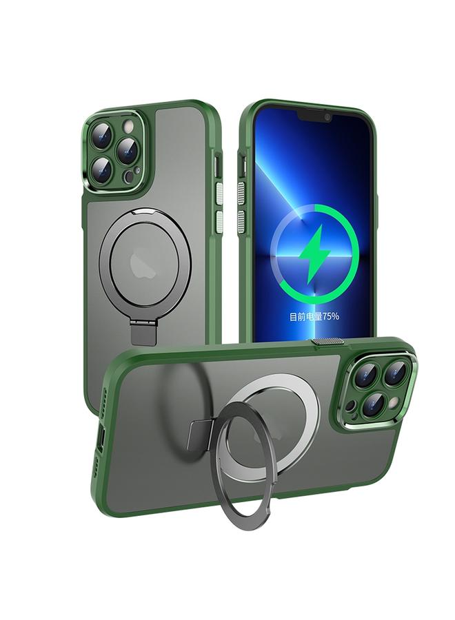 اس-توب جراب هاتف لهاتف iPhone 14 Pro مع حامل مغناطيسي معدني MagSafe - Image 1