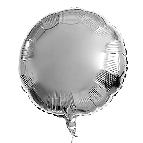 Lazybeee 18" inches Round Shape Party Decorative Foil Balloon for Boys Or Girls | Wedding Anniversary | Birthday Decoration (Pack of 10) - Image 4