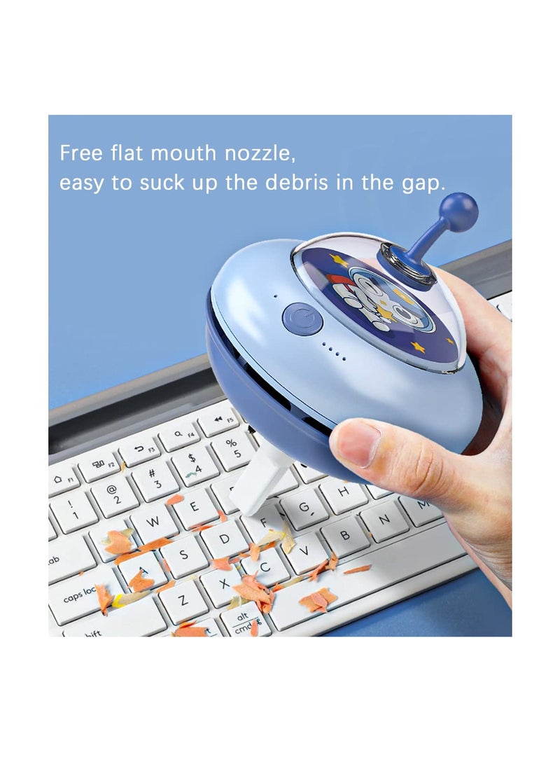 KASTWAVE Mini Vacuum Cleaner, Detachable Mini Vacuum Cleaner USB Charging No Dead Angle Cleaning Cleaning Dust Crumbs Computer Keyboard Crumbs dusts Hairs in Office Kitchen  - Image 5
