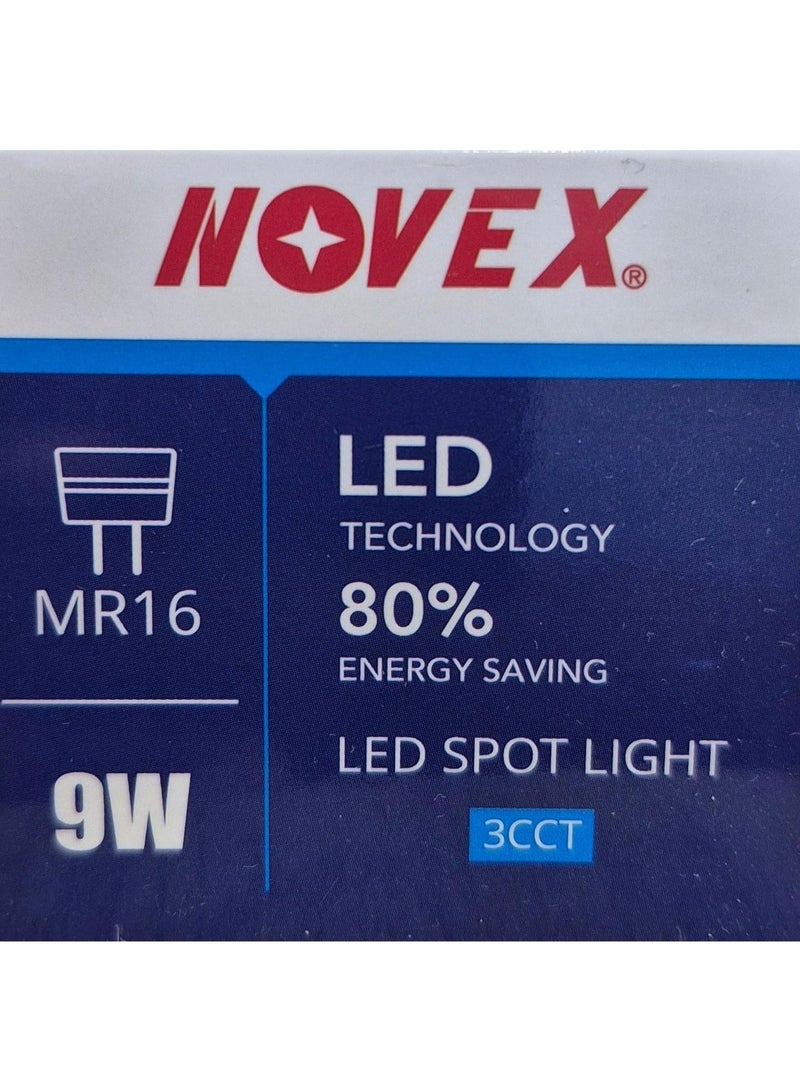 NOVEX 9W MR16 LED Spot Lamp – 3CCT Bundle Pack of 10 - Image 4