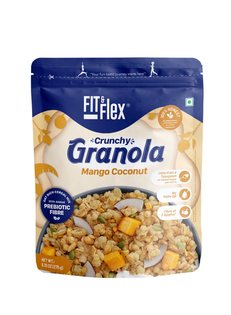 Generic Fit & Flex High Protein Fiber Granola - 275g  - Image 1
