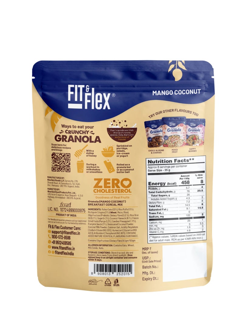 Generic Fit & Flex High Protein Fiber Granola - 275g  - Image 2