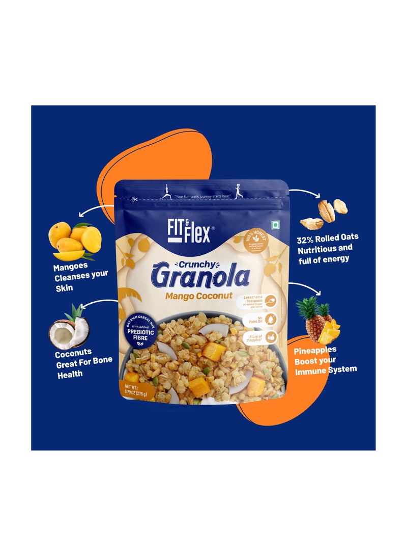 Generic Fit & Flex High Protein Fiber Granola - 275g  - Image 3