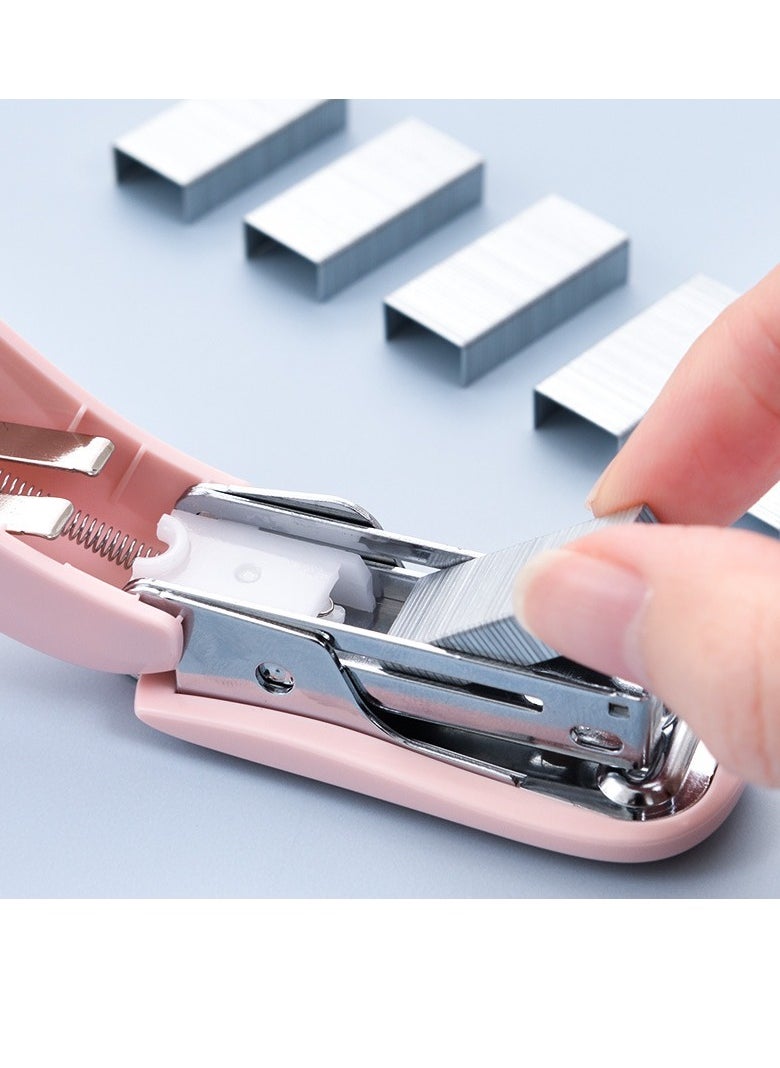 Deli Deli Mini Stapler With 640 Standard Staples, 12 Sheet Capacity Desktop Stapler For Student, Office  - Image 4