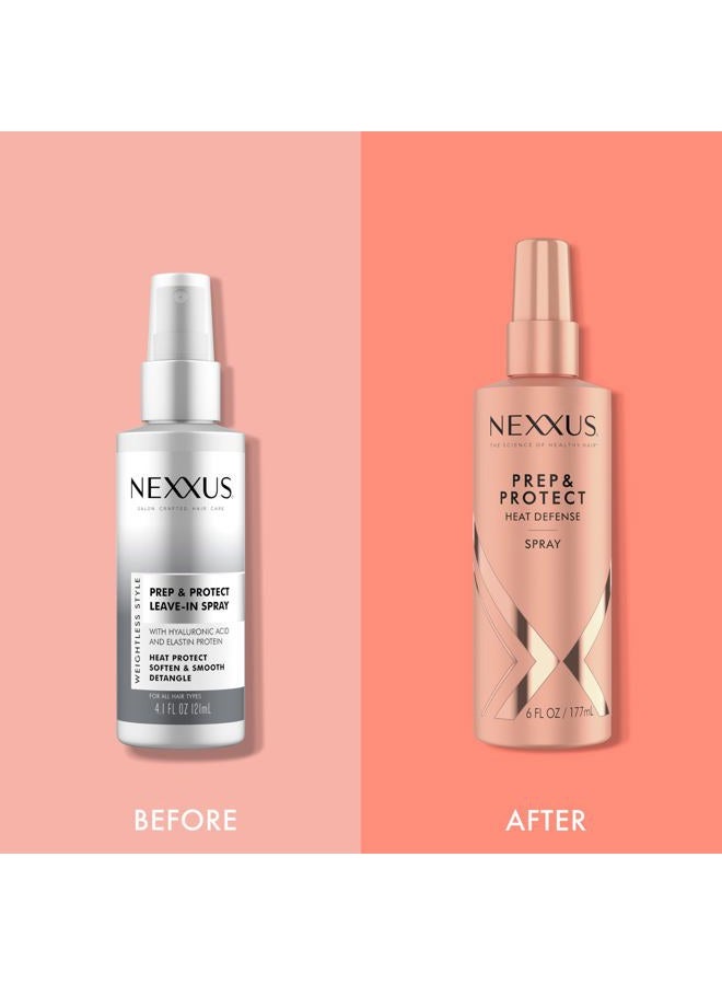 Nexxus Heat Defense Spray Prep & Protect for 450 degree heat protection, with StyleProtect Technology 6 oz - Image 3