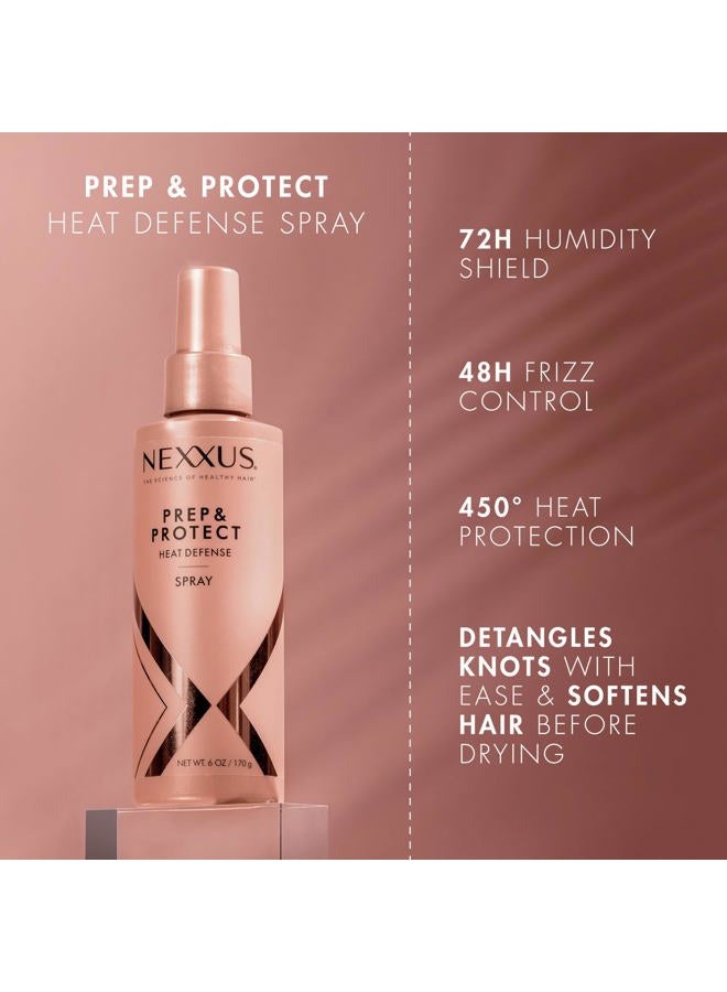 Nexxus Heat Defense Spray Prep & Protect for 450 degree heat protection, with StyleProtect Technology 6 oz - Image 2