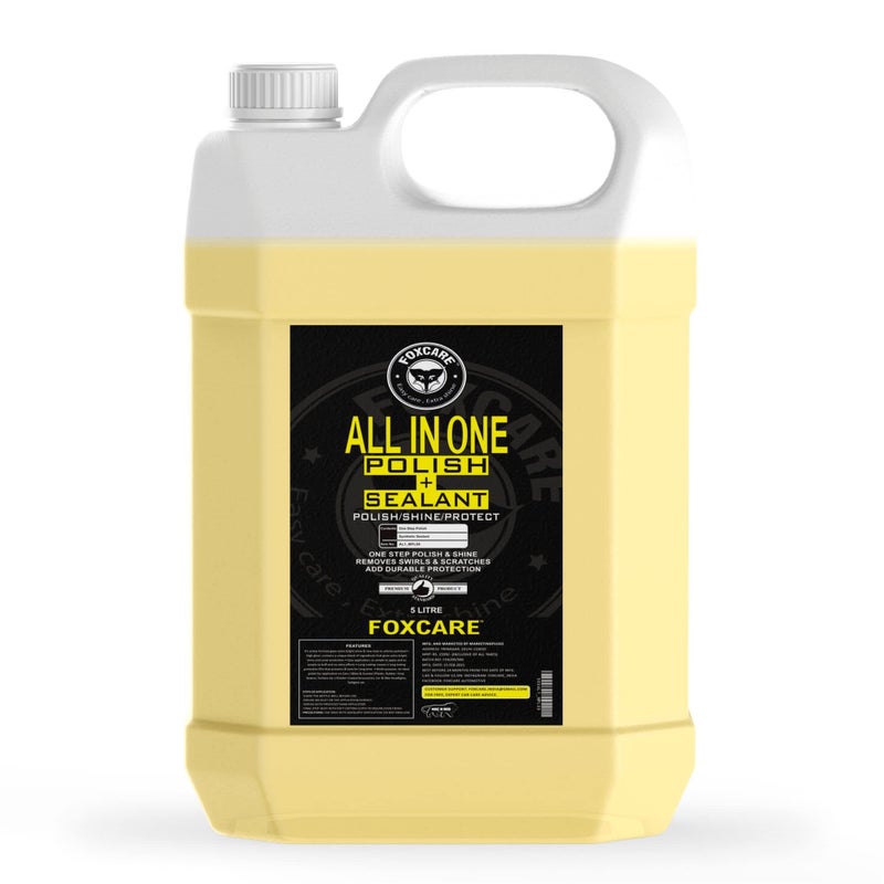 Foxcare All in One Car Polish + Sealant 5L | Multipurpose Car & Bike Polish | Scratch & Swirl Remover, Shine Enhancer | Dashboard Plastic Fibre Restorer | Paint Protection Coating - Image 3