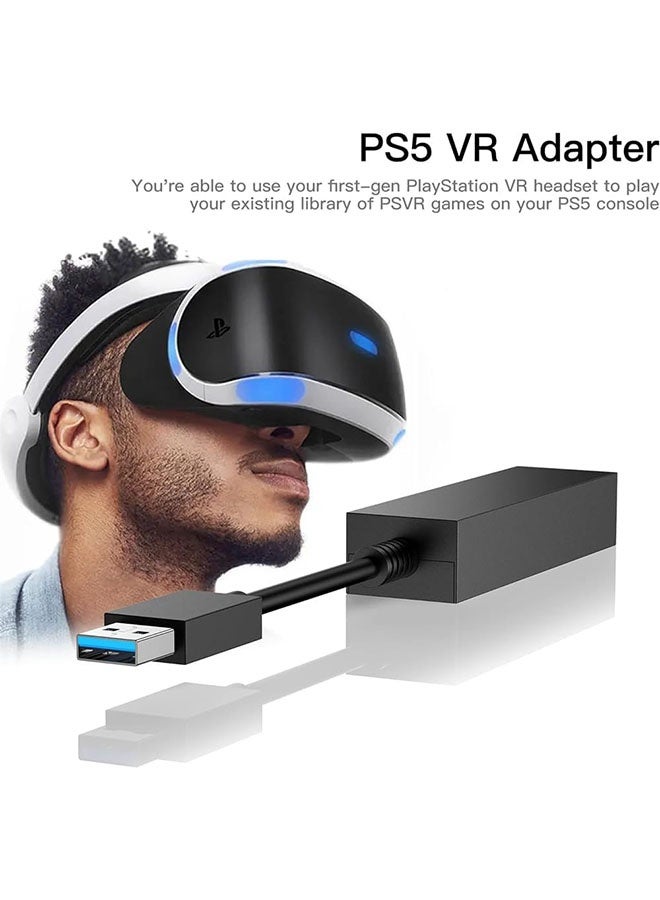 Realfrog PS VR Adapter PS4 Camera for PS5 Mini Playing on PSVR to Converter Cable,PS5 Camera USB Converter Connecting Cable for PsS4 Psvr to PS5 Console, Playstation 4 Accessories  - Image 3