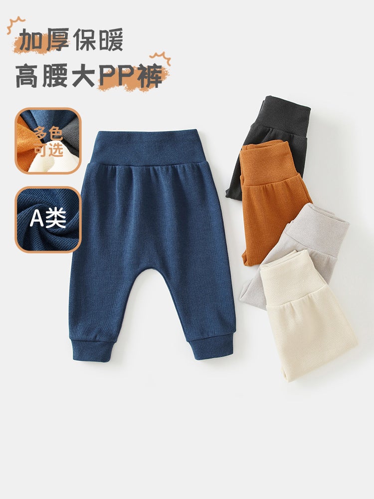 Baby'S Western Style Pants Big Pp Pants Boys And Girls Cartoon Loose Casual Trousers Children'S Harlan Trendy Trousers - Image 2