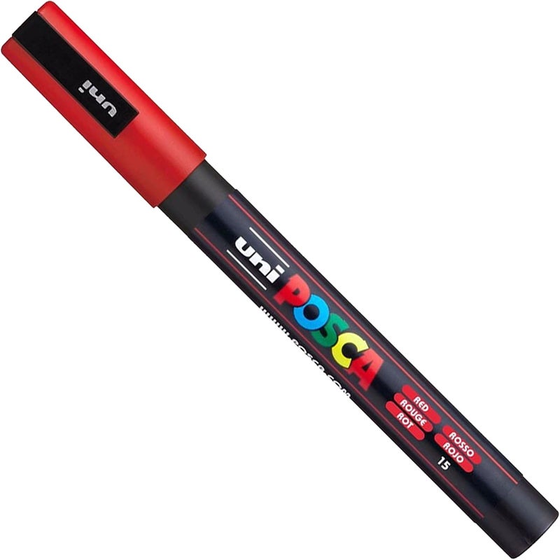 POSCA POSCA Colouring  PC3M Essential Colours Set of 8  In Gift Box - Image 3