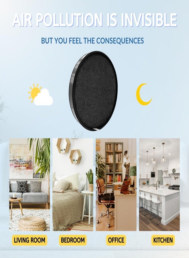 نيسبيرا فلتر بديل لجهاز تنقية الهواء إنفيون ثيرابيور EA-150 من نيسبيرا، فلتر كربون نشط بتقنية هيبا الحقيقية، 3 في 1، عبوة من قطعتين - Image 5