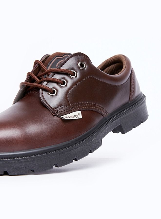 Gladiator 4002 Men’s Steel Toe Leather Safety Shoes, Brown, S3 SRC, Low Ankle, Lace-Up - Image 5