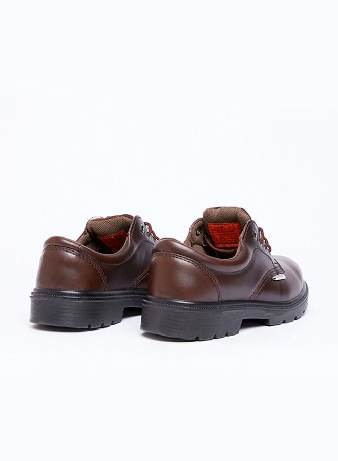 Gladiator 4002 Men’s Steel Toe Leather Safety Shoes, Brown, S3 SRC, Low Ankle, Lace-Up - Image 4