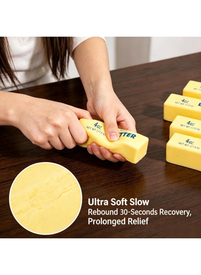squishy Butter Squishy Toy, Squishy Butter Stick, Butter Stress Toy, Squeeze Butter Squishy - Slow Rising Party Favor Stress Relief Gift for Kids 4-8 8-12 (1pcs Butter Stick) - Image 4