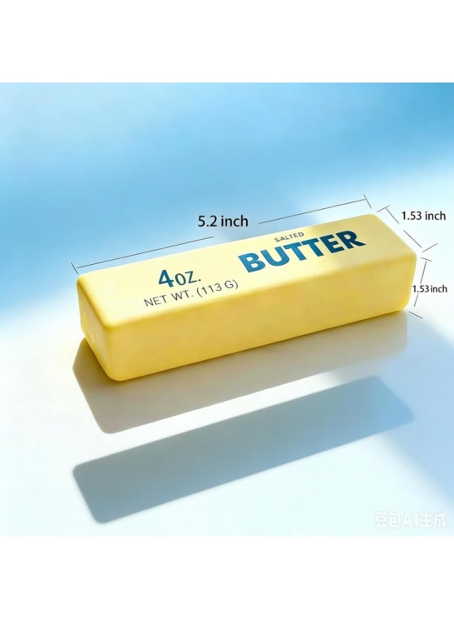 squishy Butter Squishy Toy, Squishy Butter Stick, Butter Stress Toy, Squeeze Butter Squishy - Slow Rising Party Favor Stress Relief Gift for Kids 4-8 8-12 (1pcs Butter Stick) - Image 3