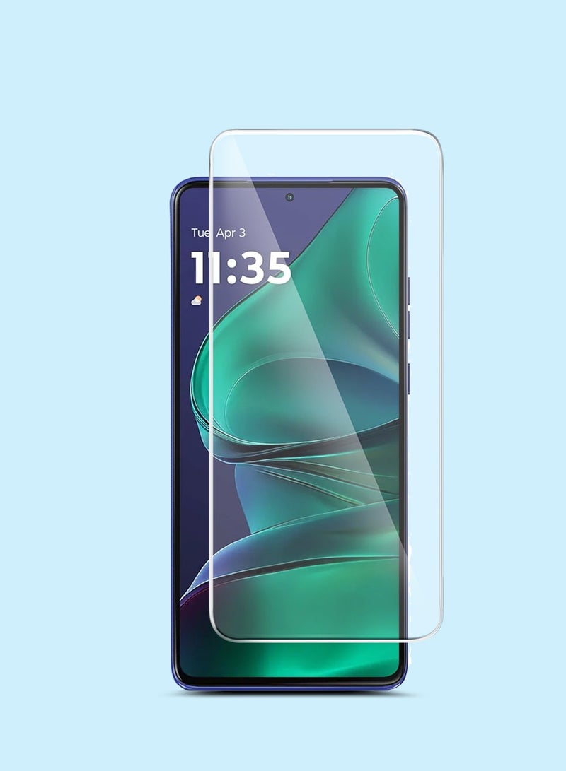 جيماكس واقي شاشة زجاجي مقسّى 9H 2.5D بحواف منحنية لهاتف موتورولا إيدج 60 ستايلس 5G 2025 سلسلة GMAX Premium - شفاف - Image 1