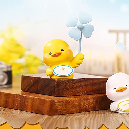 wolpin Car Decor For Car Dashboard Duckling With Car Unscented Air Fresheners 2 Tablets Fan Car Air Vent Interior Decoration Accessories Desk Decorative Showpiece,Cute Duck With Car Perfumes Diffuser - Image 5