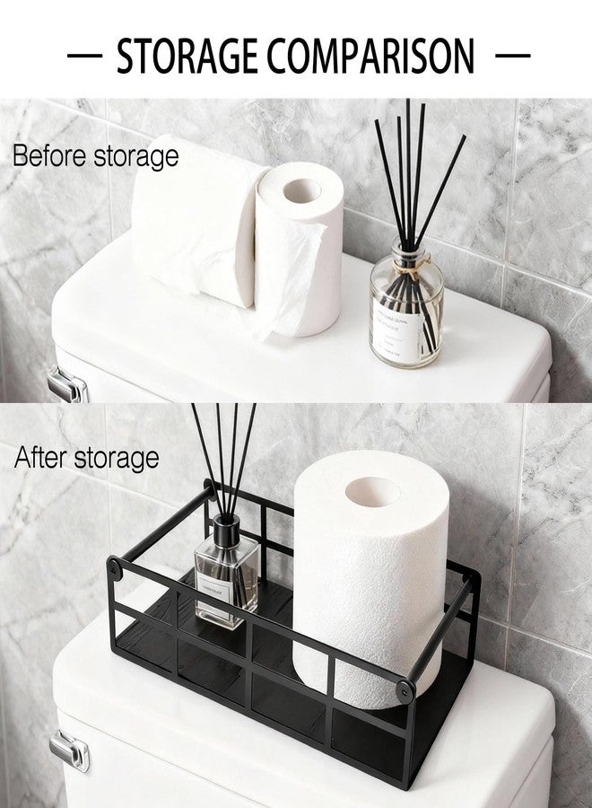 OYEFLY Toilet Paper Basket Organizer (Black 2Pcs) - Image 5