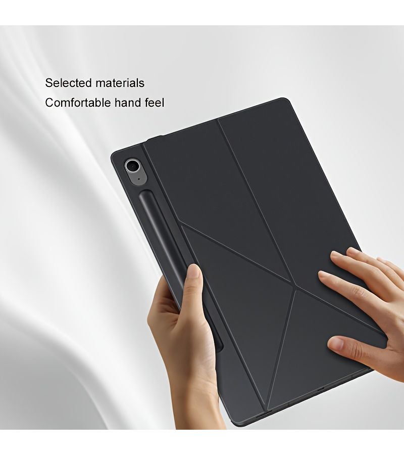 Light Blue Magnetic Case for Samsung Galaxy Tab S10 FE Plus No Bottom Shell - Image 4