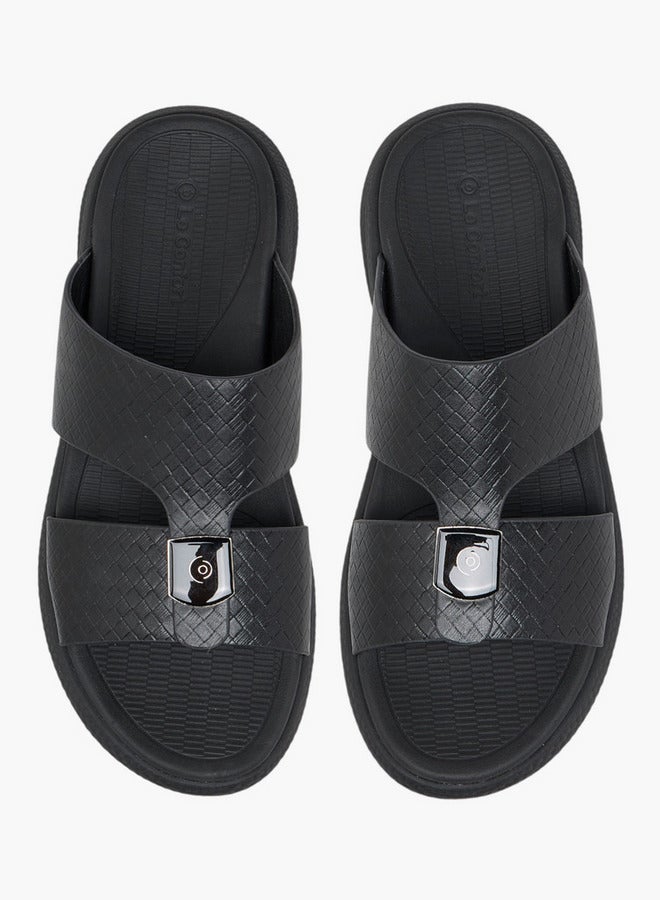 Le Confort Men Textured Slip-On Comfort Sandals - Image 1
