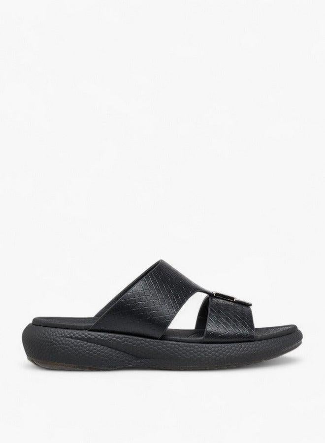 Le Confort Men Textured Slip-On Comfort Sandals - Image 2