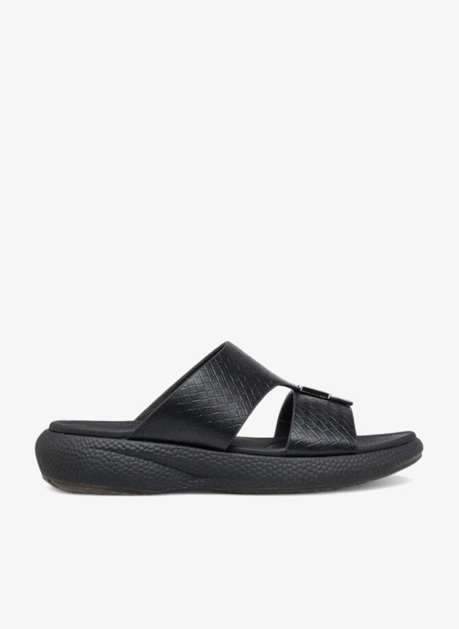 Le Confort Men Textured Slip-On Comfort Sandals - Image 3