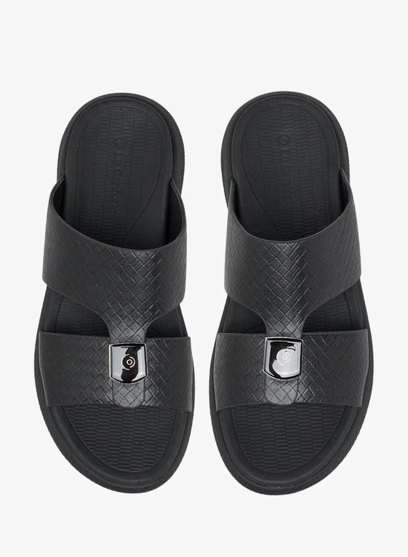 لو كونفورت صنادل رجالية مريحة بنسيج سهل الارتداء