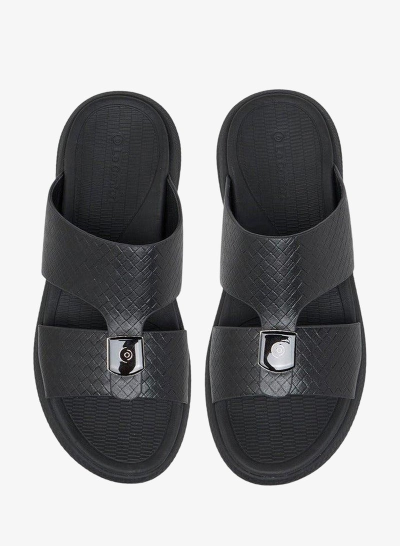 Le Confort Men Textured Slip-On Comfort Sandals - Image 1
