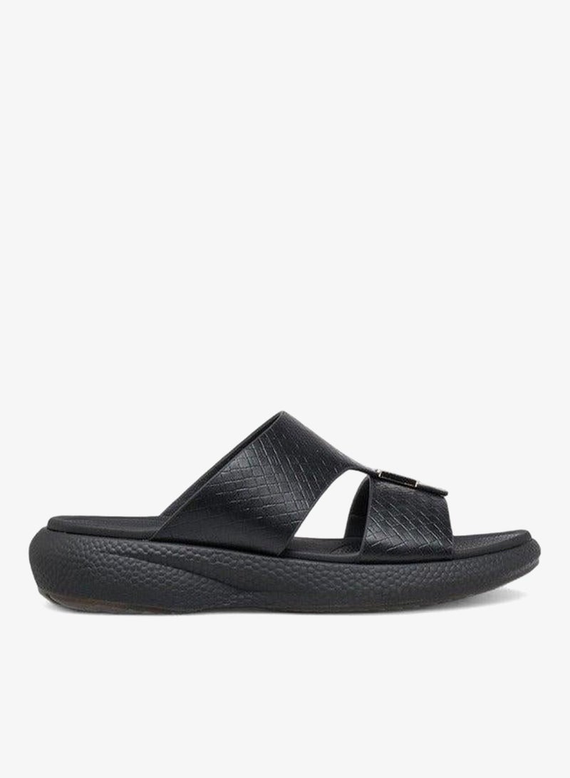 Le Confort Men Textured Slip-On Comfort Sandals - Image 2